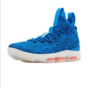 LeBron XV 15 - Hardwood Classics - Photo Blue/Photo Blue-Total Orange Size 10